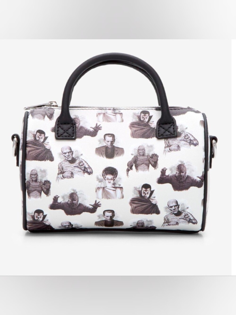 Loungefly Universal Monsters Black & White Crossbody Bag Mini Purse NEW!